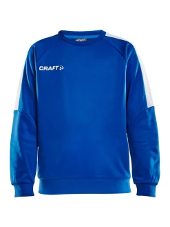 Craft Sportswear Sweatshirts & Hoodies^Progress R-Neck Sweater Jr Club Cobolt/White