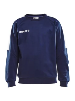 Craft Sportswear Sweatshirts & Hoodies^Progress R-Neck Sweater Jr Navy/White