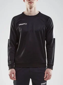 Craft Sportswear Hoodies & Sweatshirts|Teamwear^Progress R-Neck Sweater M Black/White