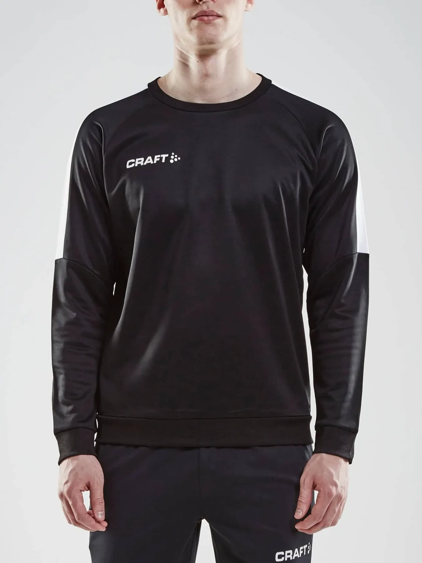Craft Sportswear Hoodies & Sweatshirts|Teamwear^Progress R-Neck Sweater M Black/White
