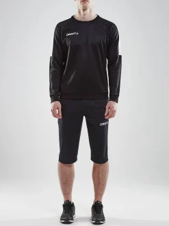 Craft Sportswear Hoodies & Sweatshirts|Teamwear^Progress R-Neck Sweater M Black/White