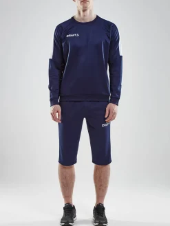 Craft Sportswear Hoodies & Sweatshirts|Teamwear^Progress R-Neck Sweater M Navy/White