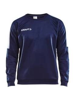 Craft Sportswear Hoodies & Sweatshirts|Teamwear^Progress R-Neck Sweater M Navy/White