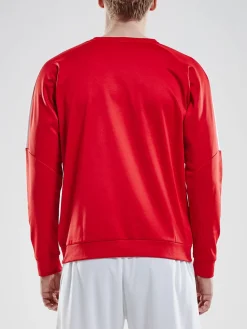 Craft Sportswear Hoodies & Sweatshirts|Teamwear^Progress R-Neck Sweater M Bright Red/White