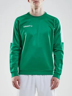 Craft Sportswear Hoodies & Sweatshirts|Teamwear^Progress R-Neck Sweater M Team Green/White
