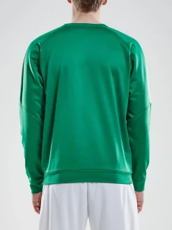 Craft Sportswear Hoodies & Sweatshirts|Teamwear^Progress R-Neck Sweater M Team Green/White