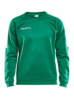 Craft Sportswear Hoodies & Sweatshirts|Teamwear^Progress R-Neck Sweater M Team Green/White