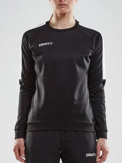 Craft Sportswear Hoodies & Sweatshirts|Teamwear^Progress R-Neck Sweater W Black/White