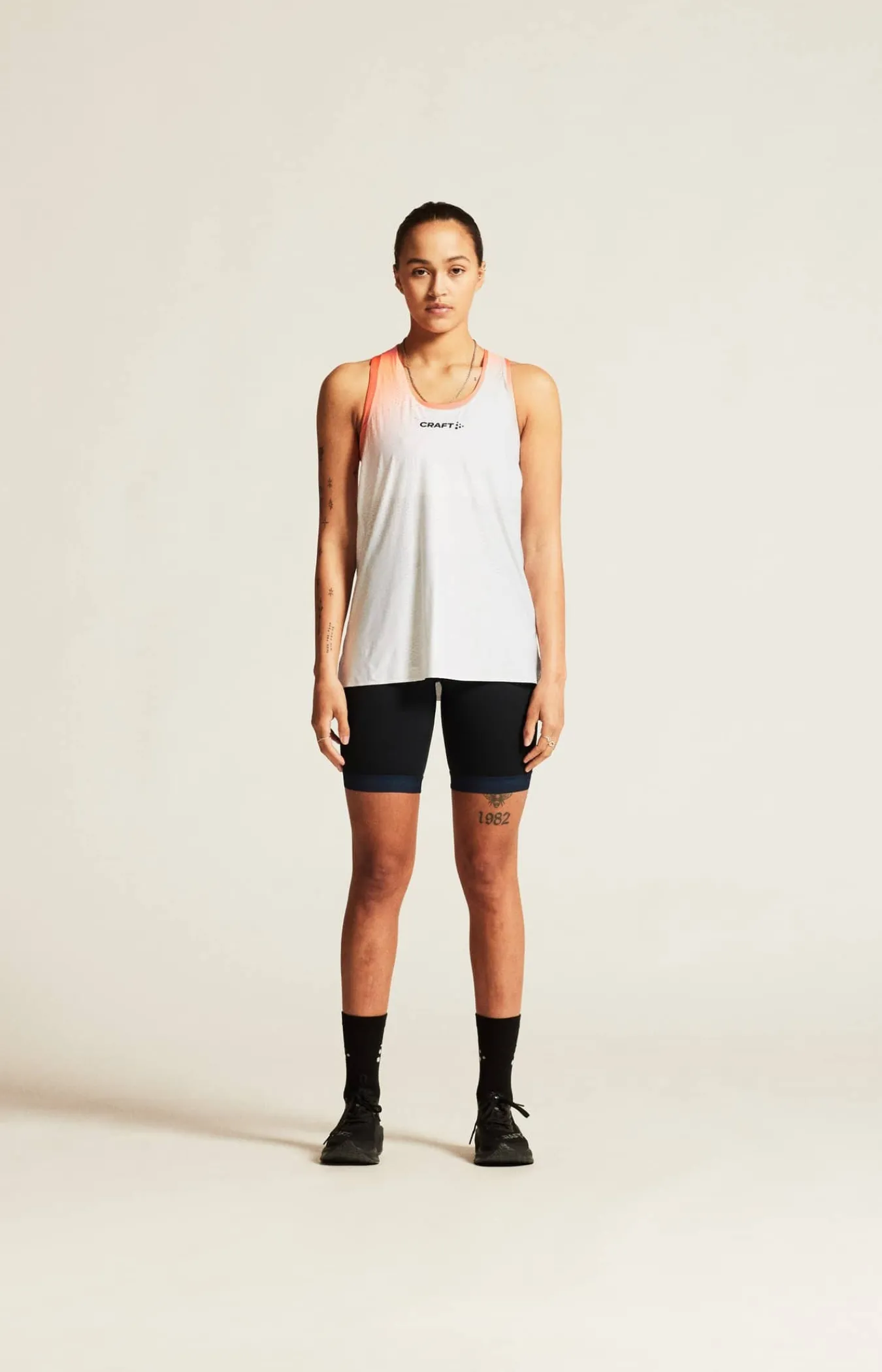 Craft Sportswear Linnen^Race Day Singlet W White/Multi