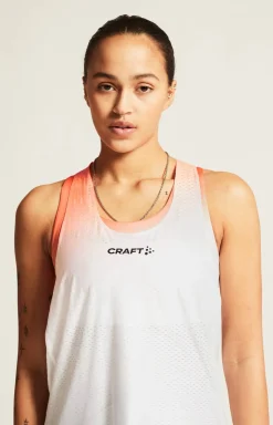 Craft Sportswear Linnen^Race Day Singlet W White/Multi