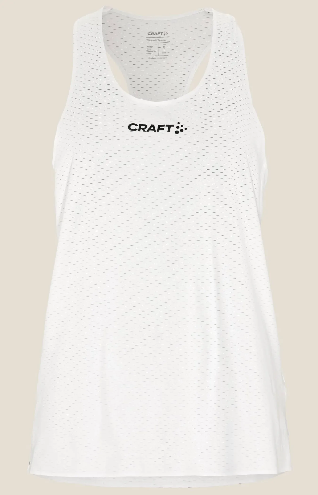Craft Sportswear Linnen^Race Day Singlet W White