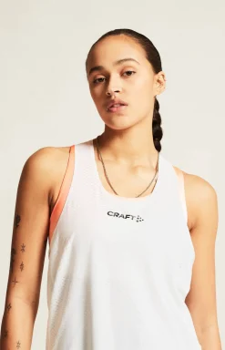 Craft Sportswear Linnen^Race Day Singlet W White