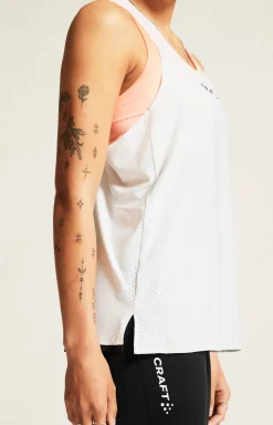 Craft Sportswear Linnen^Race Day Singlet W White