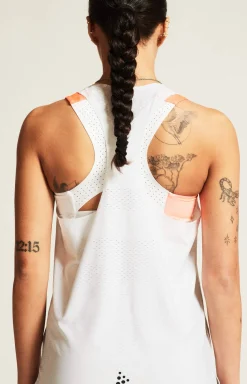 Craft Sportswear Linnen^Race Day Singlet W White