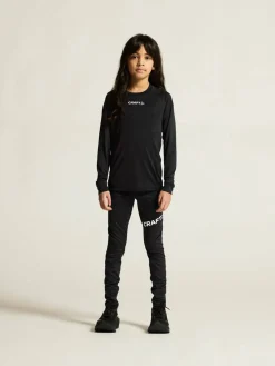 Craft Sportswear T-Shirt^Rush 2.0 Ls Tee Jr Black