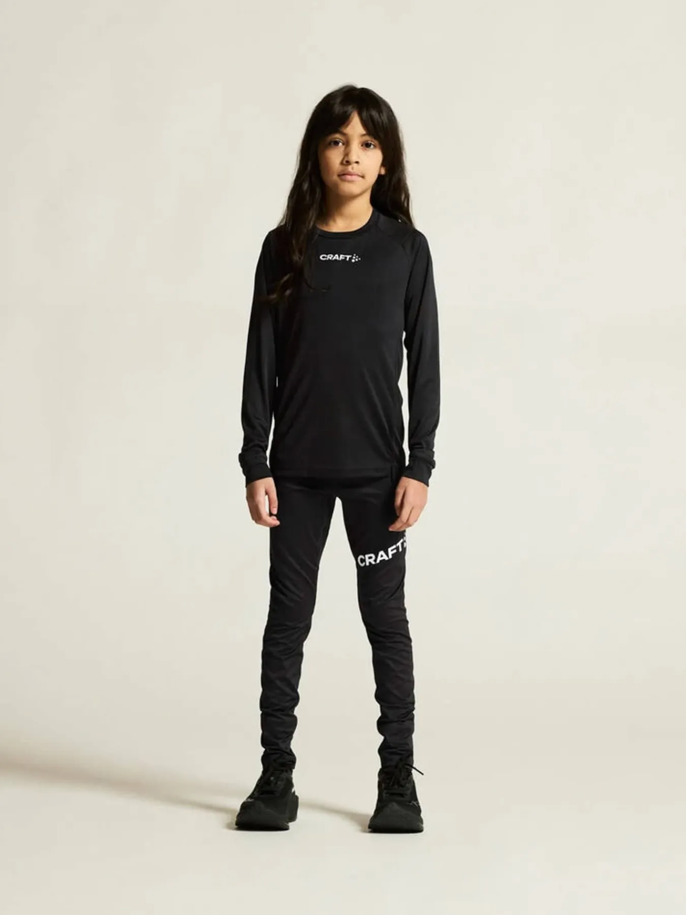Craft Sportswear T-Shirt^Rush 2.0 Ls Tee Jr Black