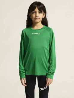 Craft Sportswear T-Shirt^Rush 2.0 Ls Tee Jr Team Green