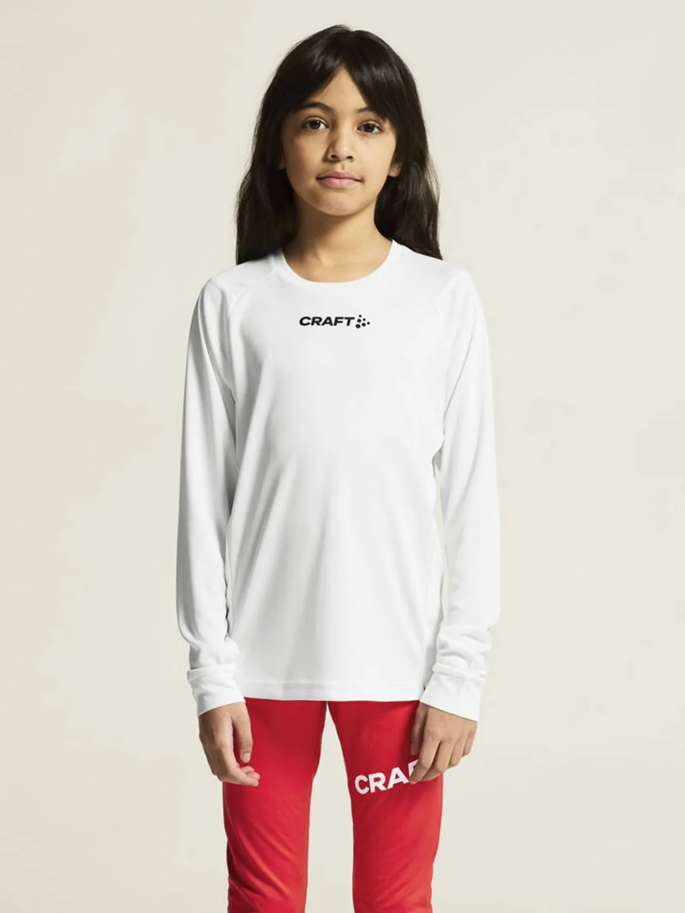 Craft Sportswear T-Shirt^Rush 2.0 Ls Tee Jr White