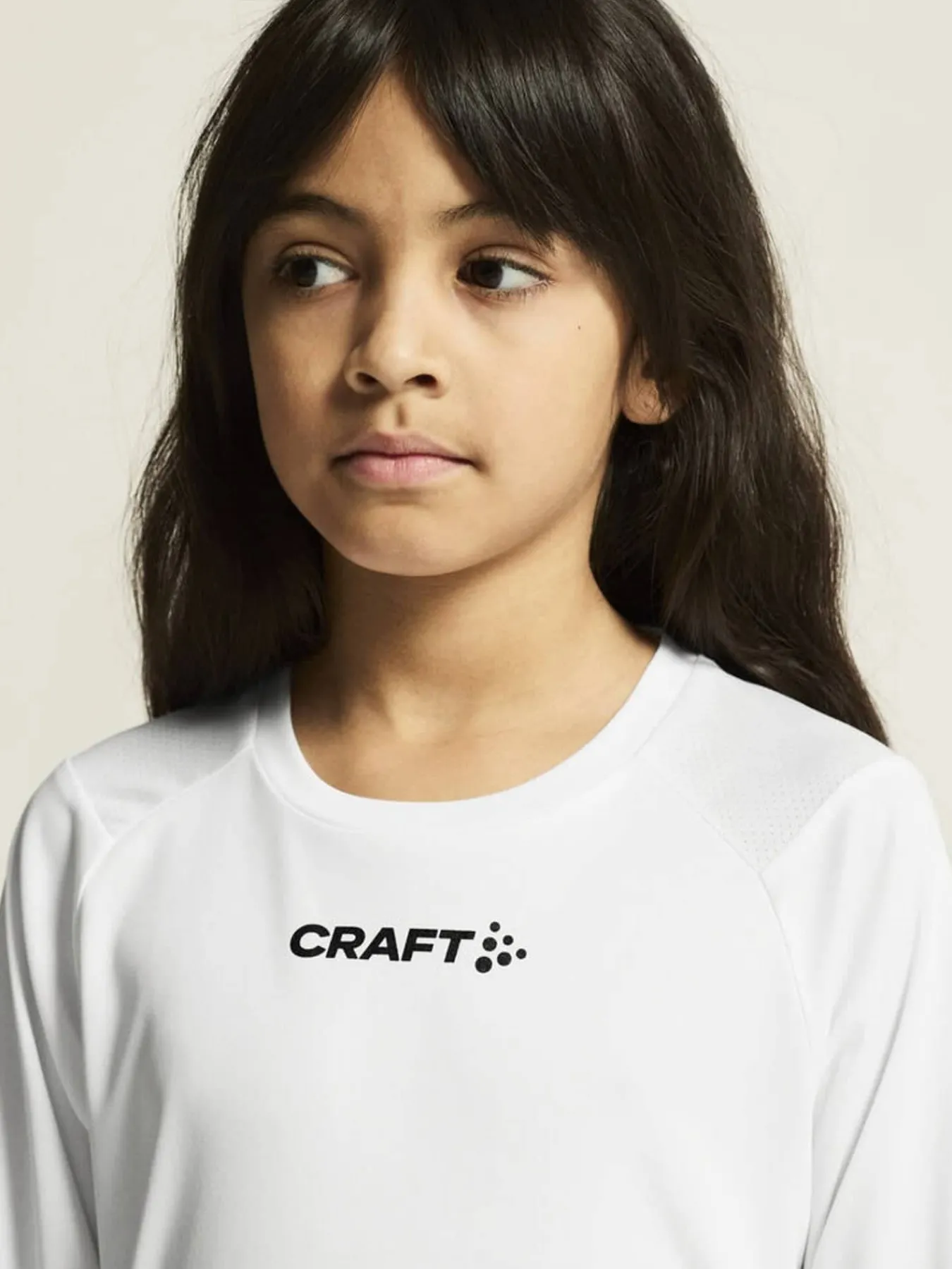 Craft Sportswear T-Shirt^Rush 2.0 Ls Tee Jr White