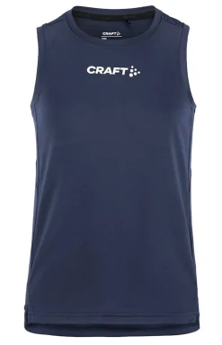 Craft Sportswear T-Shirt^Rush 2.0 Singlet Jr Navy