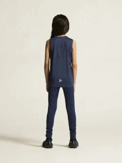 Craft Sportswear T-Shirt^Rush 2.0 Singlet Jr Navy