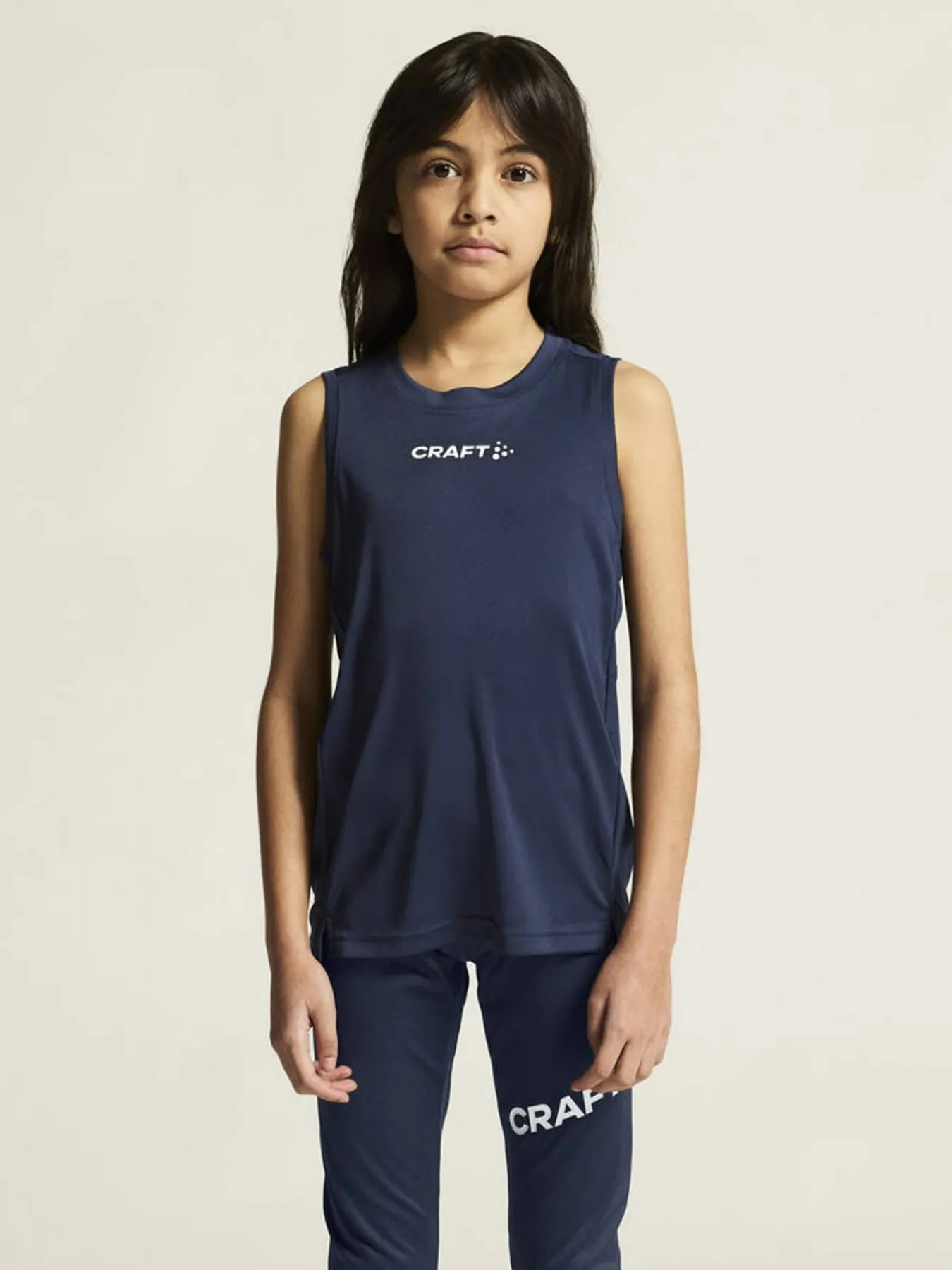 Craft Sportswear T-Shirt^Rush 2.0 Singlet Jr Navy