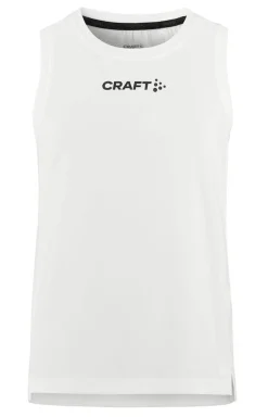 Craft Sportswear T-Shirt^Rush 2.0 Singlet Jr White