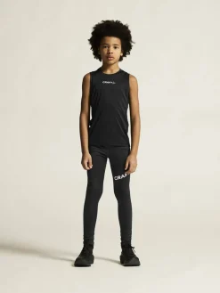Craft Sportswear T-Shirt^Rush 2.0 Singlet Jr Black
