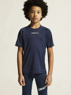 Craft Sportswear T-Shirt^Rush 2.0 Ss Tee Jr Navy