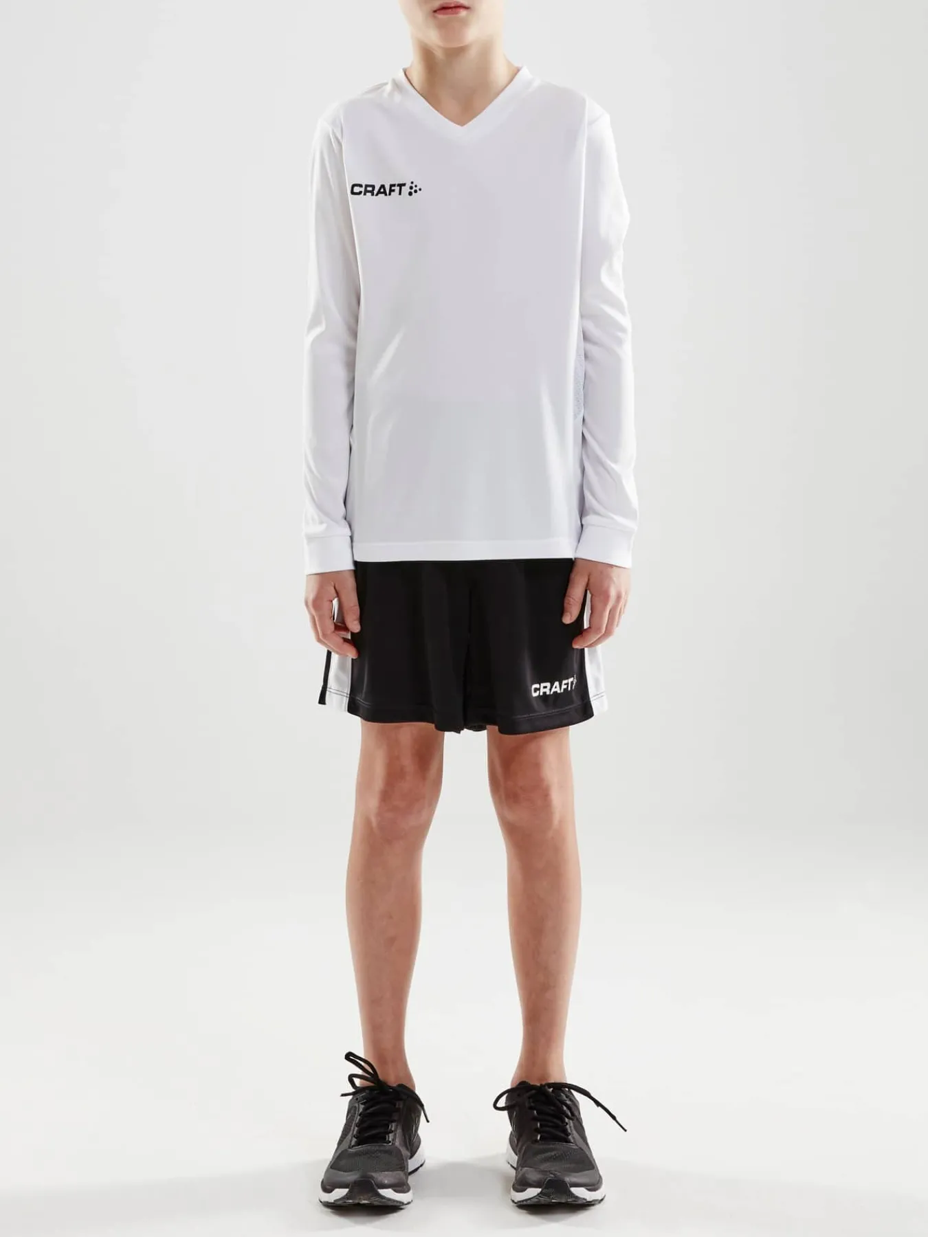 Craft Sportswear T-Shirt^Squad Go Jersey Solid Ls Jr White