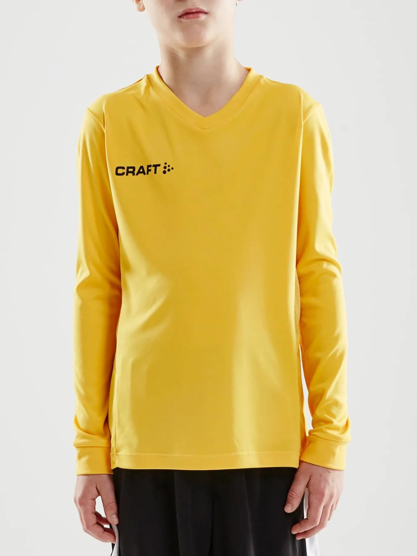 Craft Sportswear T-Shirt^Squad Go Jersey Solid Ls Jr Sweden Yellow