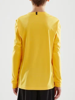 Craft Sportswear T-Shirt^Squad Go Jersey Solid Ls Jr Sweden Yellow