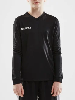 Craft Sportswear T-Shirt^Squad Go Jersey Solid Ls Jr Black