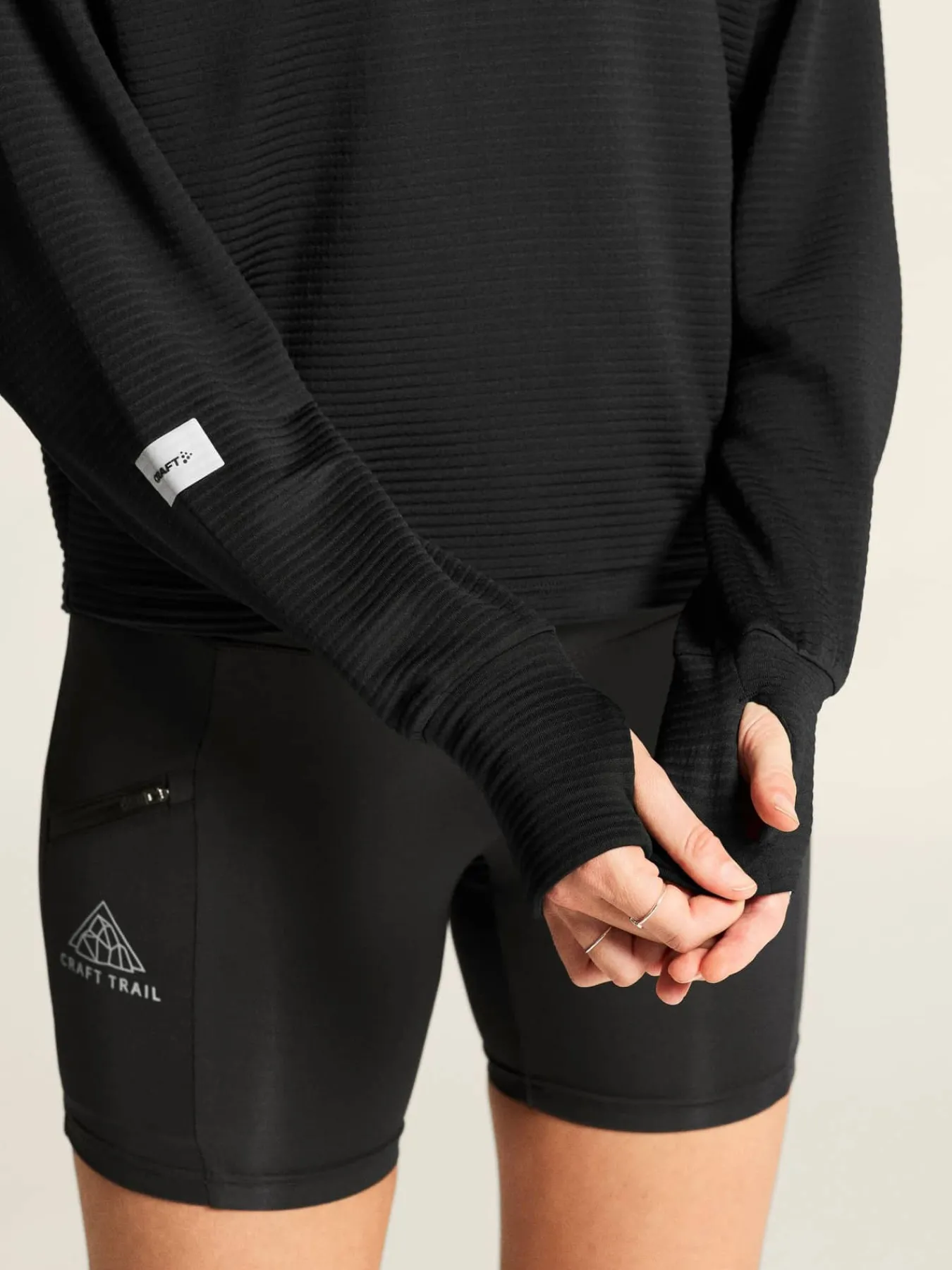 Craft Sportswear Hoodies & Sweatshirts^SubZ Funnelneck Jersey W Black