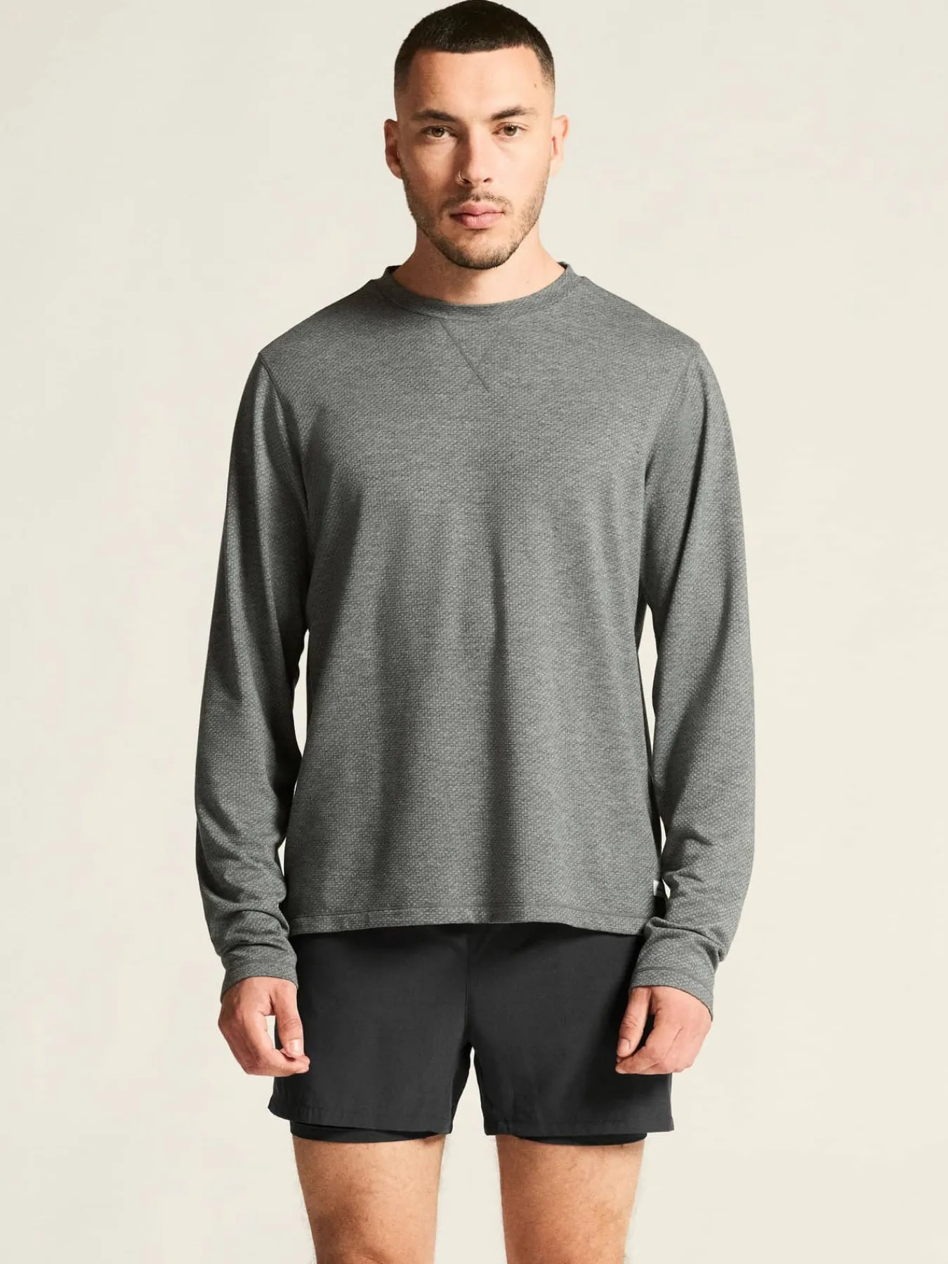 Craft Sportswear T-Shirts & Tröjor|Mellanlager^Thermal Mesh CN M Dk Grey Melange