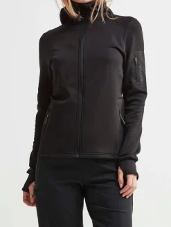 Craft Sportswear Mellanlager & Fleece|Mellanlager^Trict Polartec Hood W Black