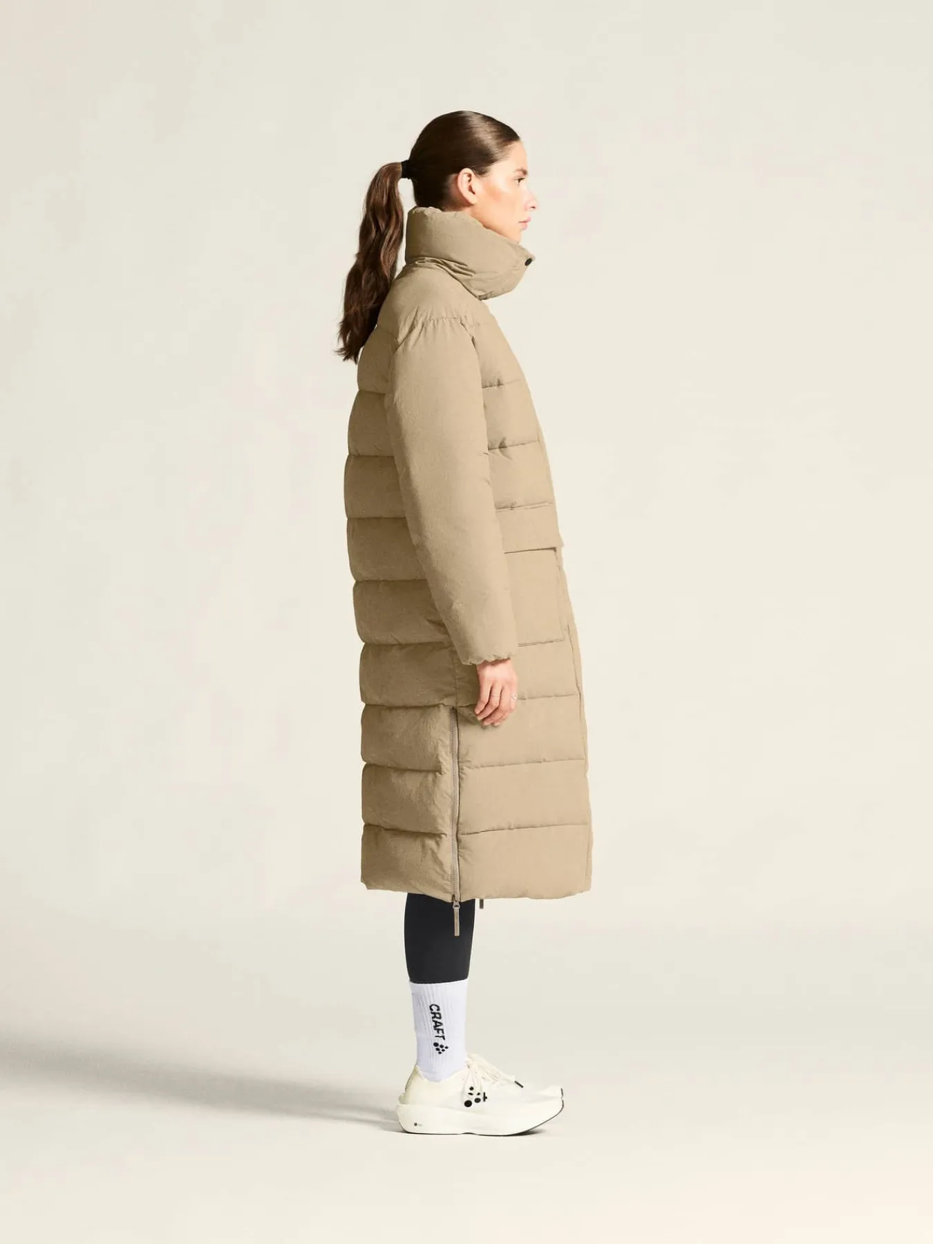 Craft Sportswear Jackor & Västar^Urban Long Padded Coat W Taupe