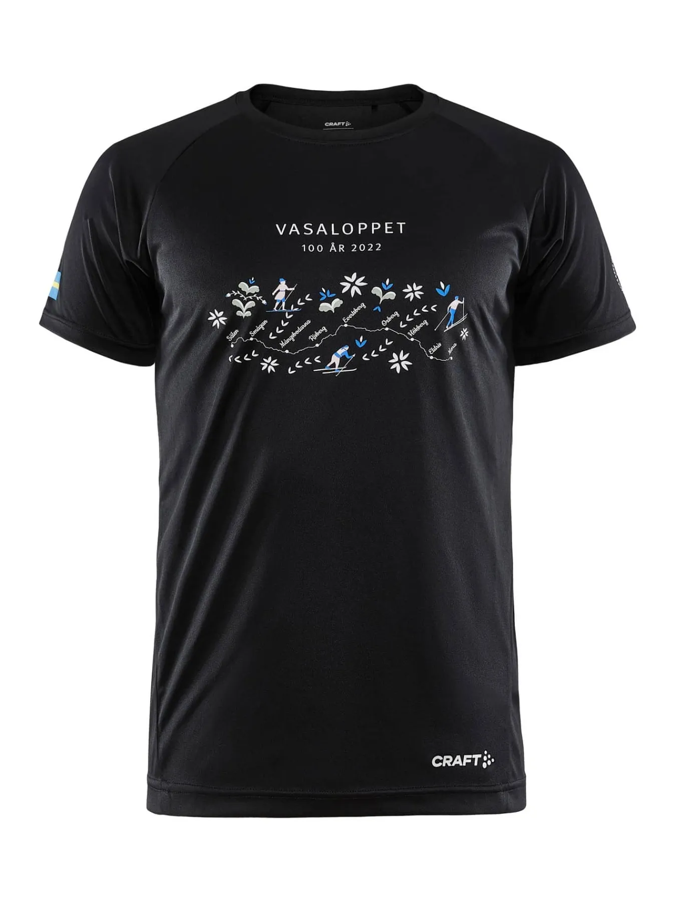 Craft Sportswear T-Shirts & Tröjor|Längdskidor^Vasaloppet Function Tee M Black