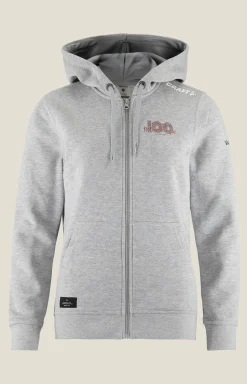 Craft Sportswear Hoodies & Sweatshirts|Längdskidor^Vasaloppet FZ Hood W Grey Melange