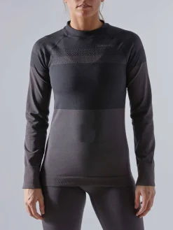 Craft Sportswear Underställ|Aktiva Underställ^Warm Intensity CN LS W Black/Titanium