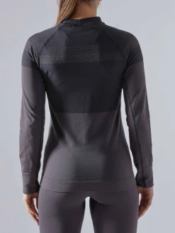 Craft Sportswear Underställ|Aktiva Underställ^Warm Intensity CN LS W Black/Titanium