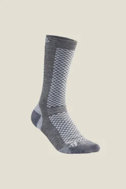 Craft Sportswear Strumpor|Längdskidor^Warm Mid 2-pack Sock Granite-Platinum