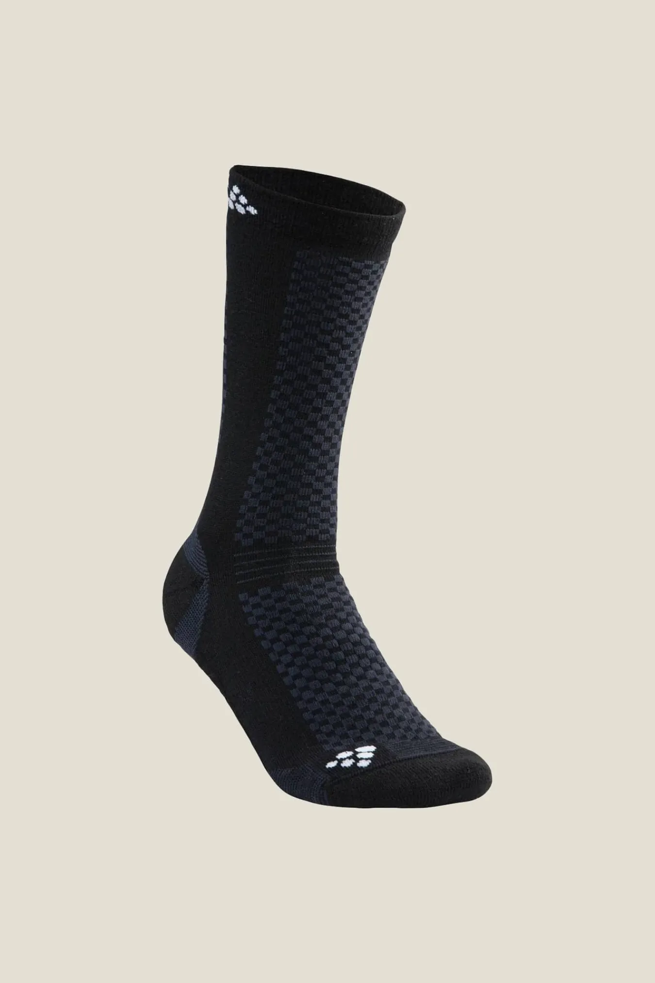 Craft Sportswear Strumpor|Längdskidor^Warm Mid 2-pack Sock Black-White