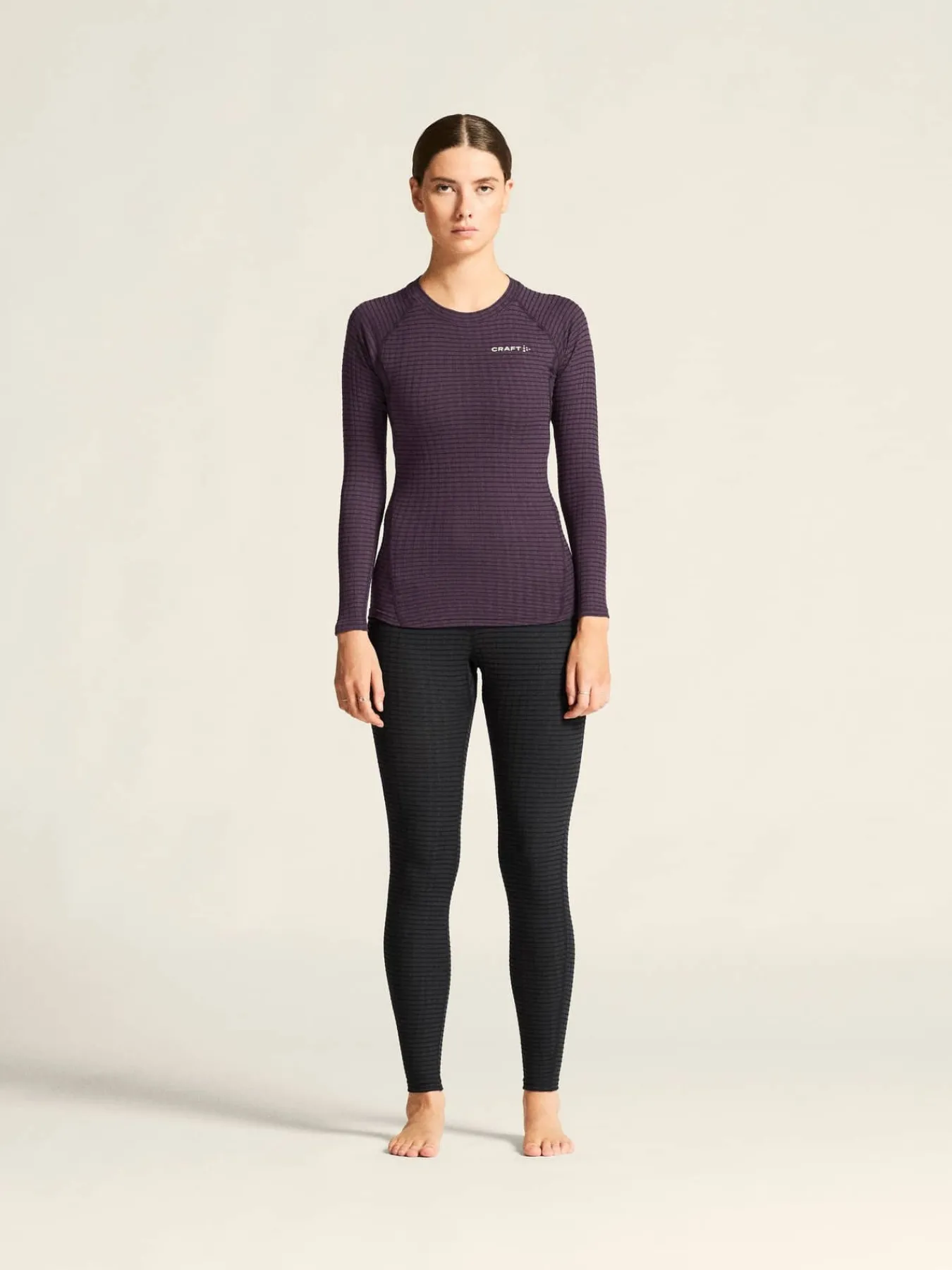 Craft Sportswear Underställ|Ull^Wool Extreme X LS 2 W Dk Plum