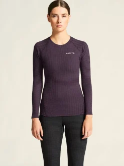 Craft Sportswear Underställ|Ull^Wool Extreme X LS 2 W Dk Plum
