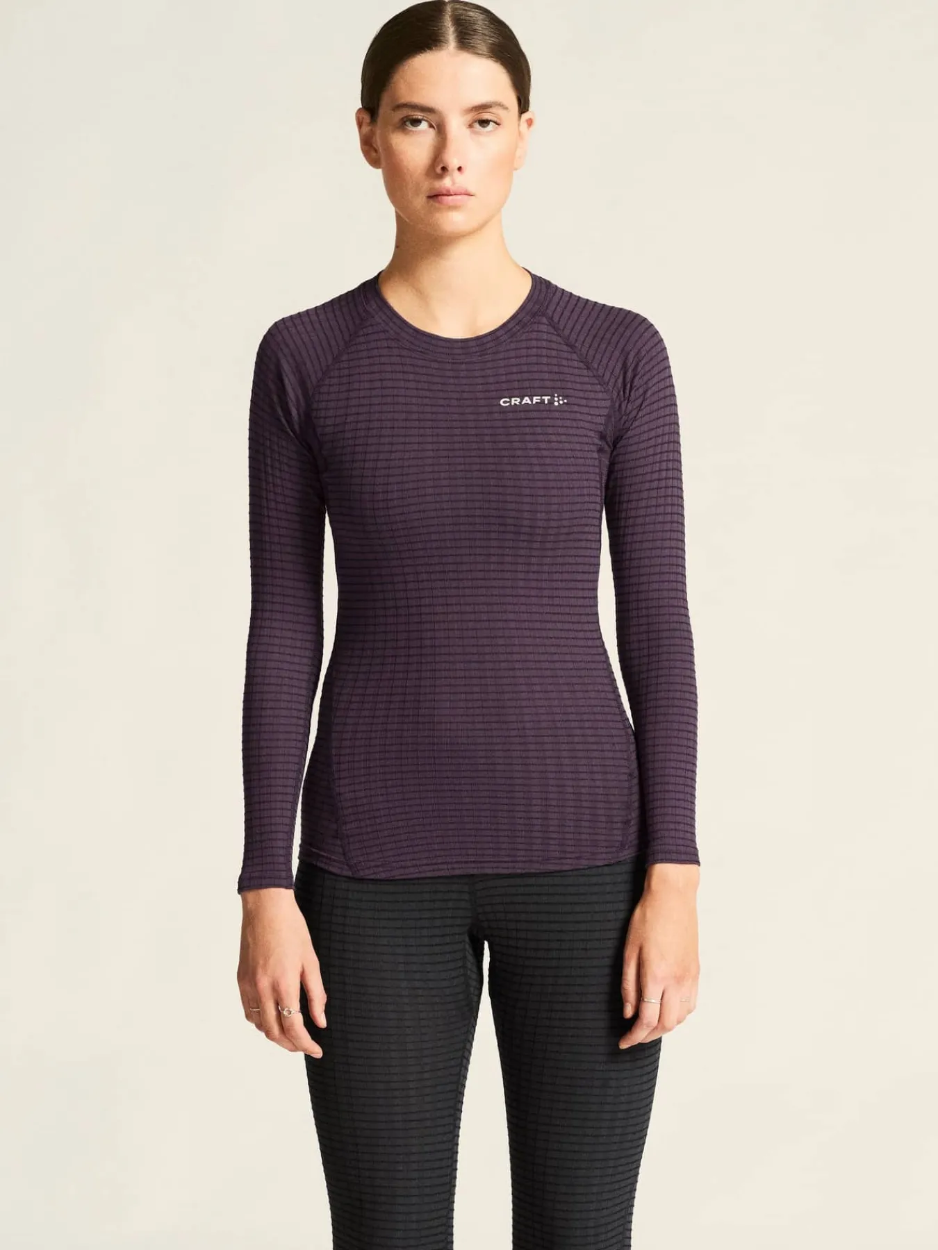 Craft Sportswear Underställ|Ull^Wool Extreme X LS 2 W Dk Plum