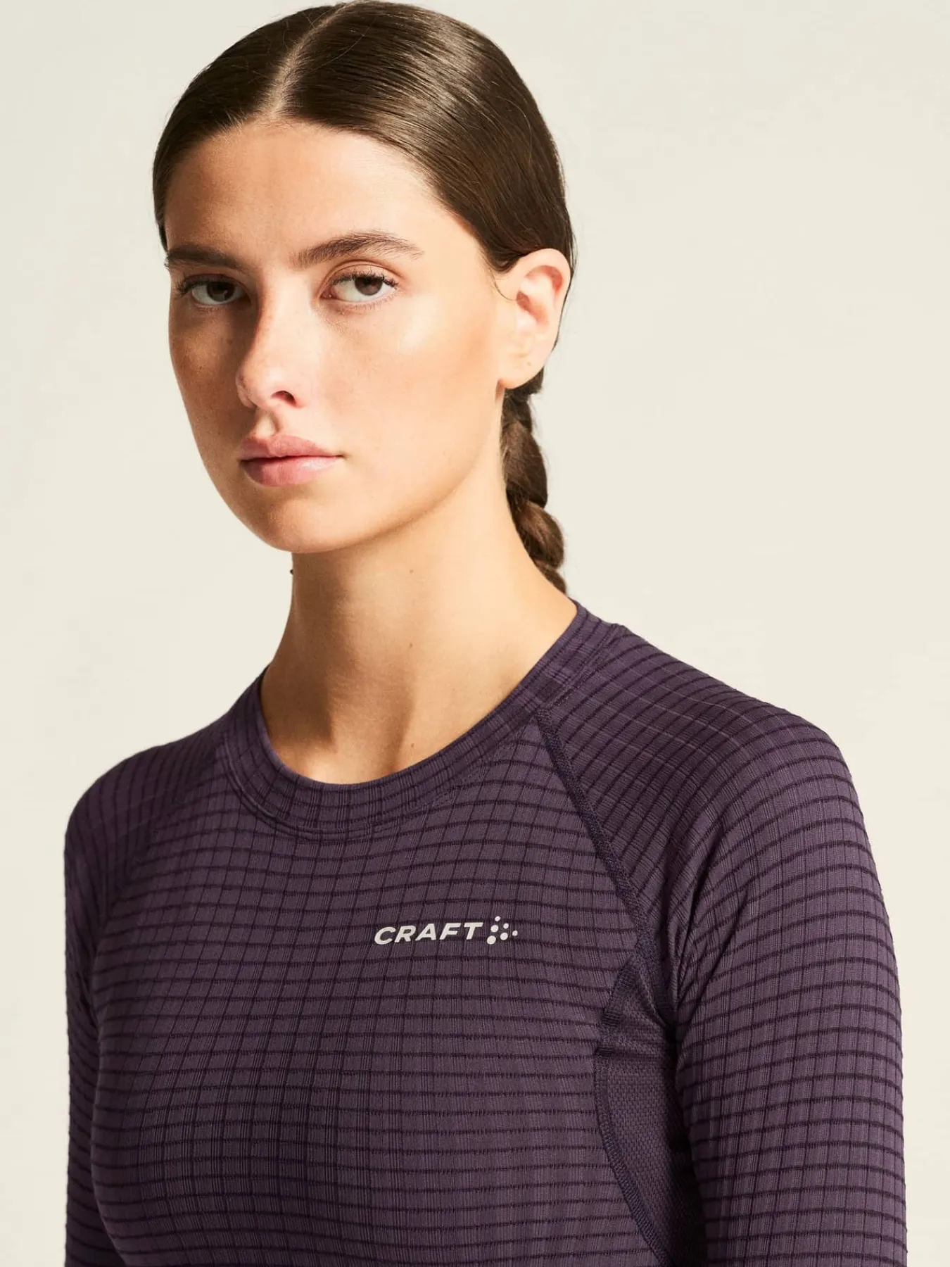 Craft Sportswear Underställ|Ull^Wool Extreme X LS 2 W Dk Plum