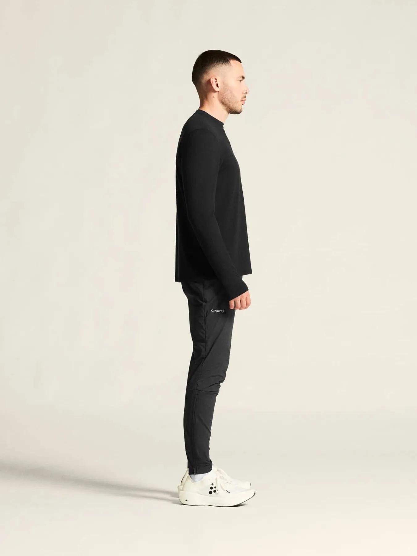 Craft Sportswear T-Shirts & Tröjor|Mellanlager^Wool Jersey LS CN M Black