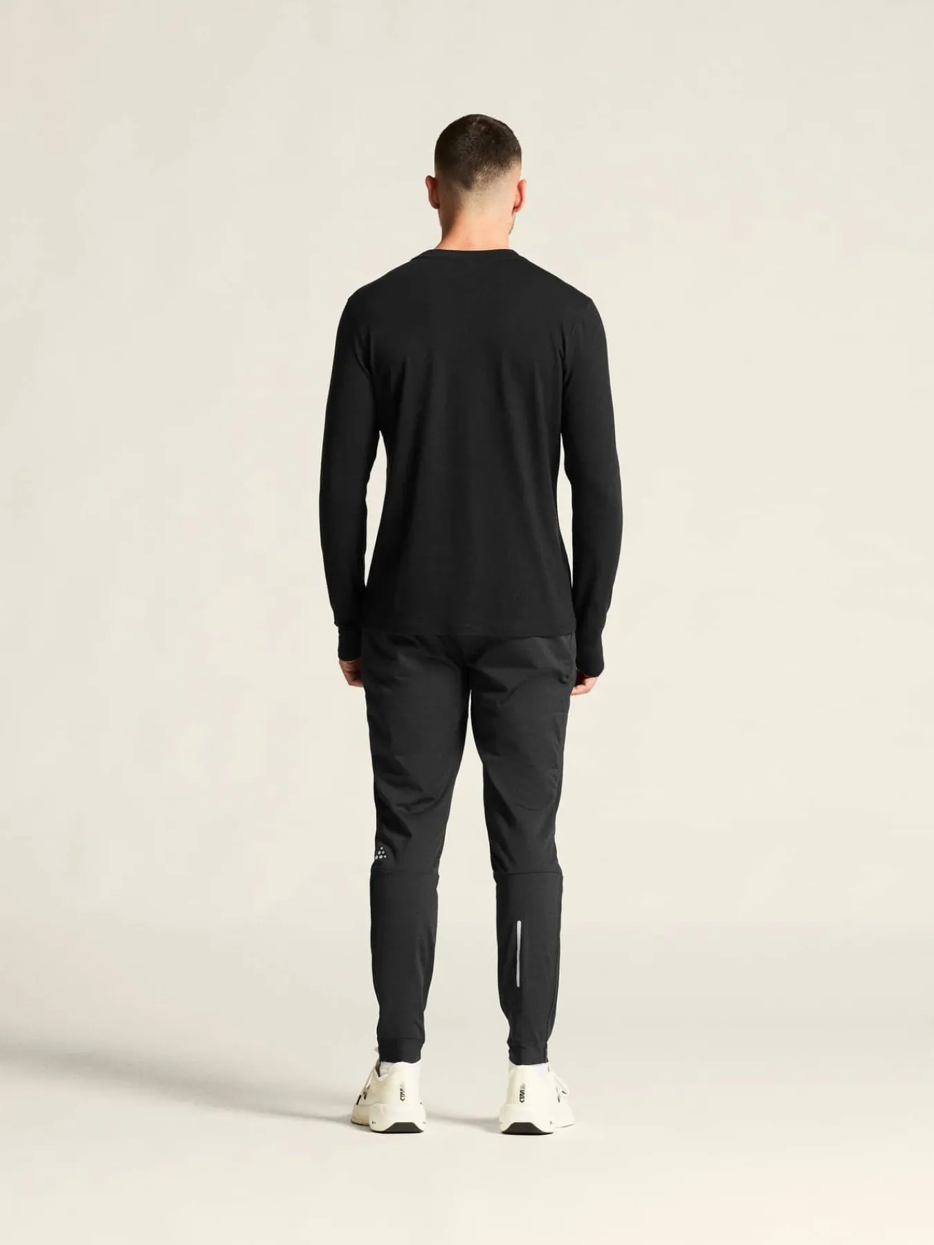Craft Sportswear T-Shirts & Tröjor|Mellanlager^Wool Jersey LS CN M Black