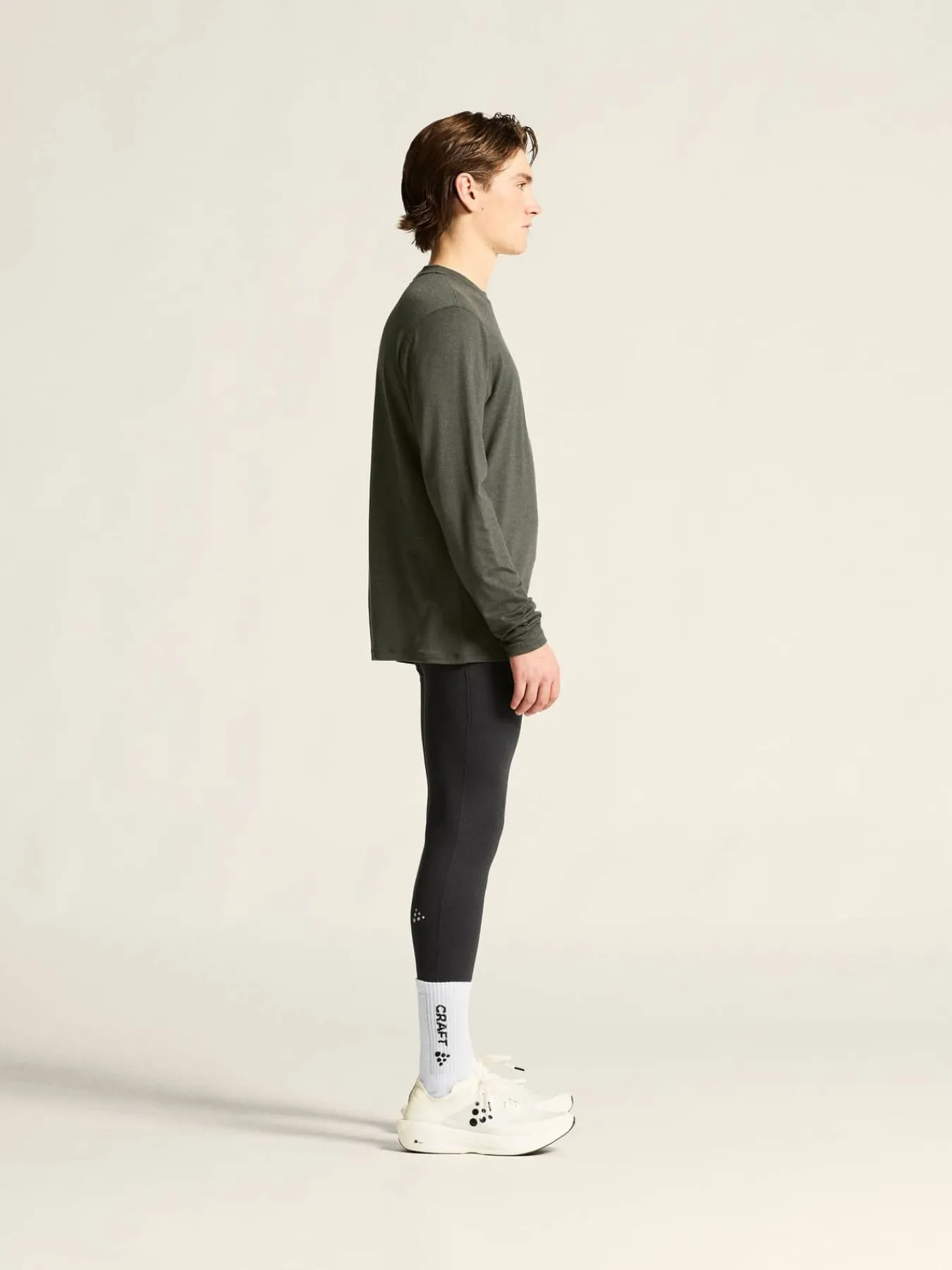 Craft Sportswear T-Shirts & Tröjor|Mellanlager^Wool Jersey LS CN M Chimera